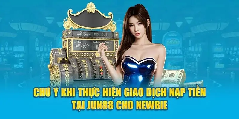 Những thông tin lưu ý khi thực hiện nạp tiền Jun88